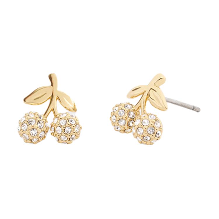 COACH Украшенные вишневые серьги-гвоздики
COACH Украшенные вишневые серьги-гвоздики