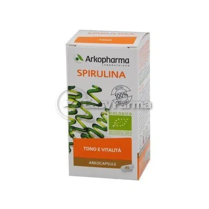 Спирулина восстанавливающая добавка 45 Arkocapsules Arkopharma
Спирулина восстанавливающая добавка 45 Arkocapsules Arkopharma