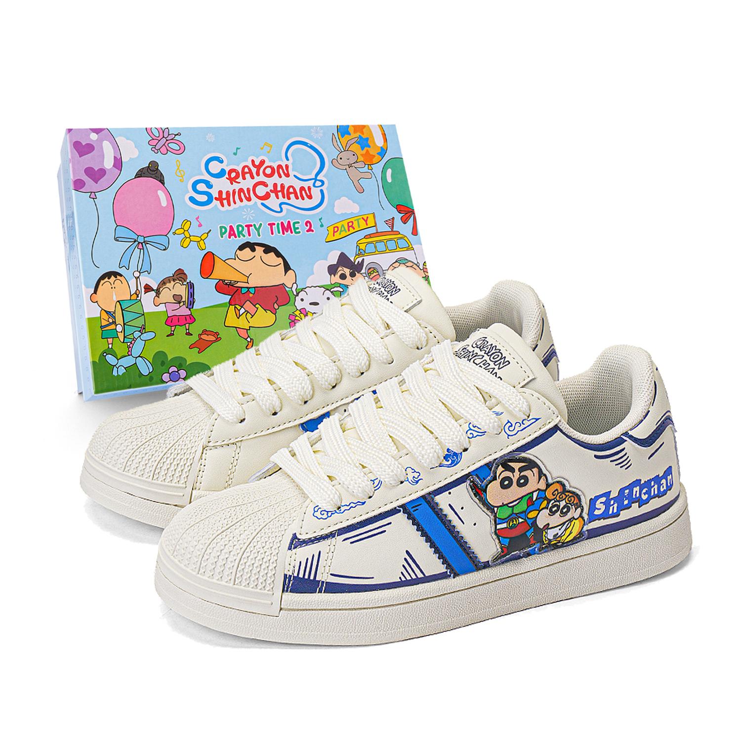 Crayon Shinchan Низкие скейтерские кроссовки унисекс бежево-голубые (всесезонные), цвет Beige Blue (All-Season)
Crayon Shinchan Низкие скейтерские кроссовки унисекс бежево-голубые (всесезонные), цвет Beige Blue (All-Season)