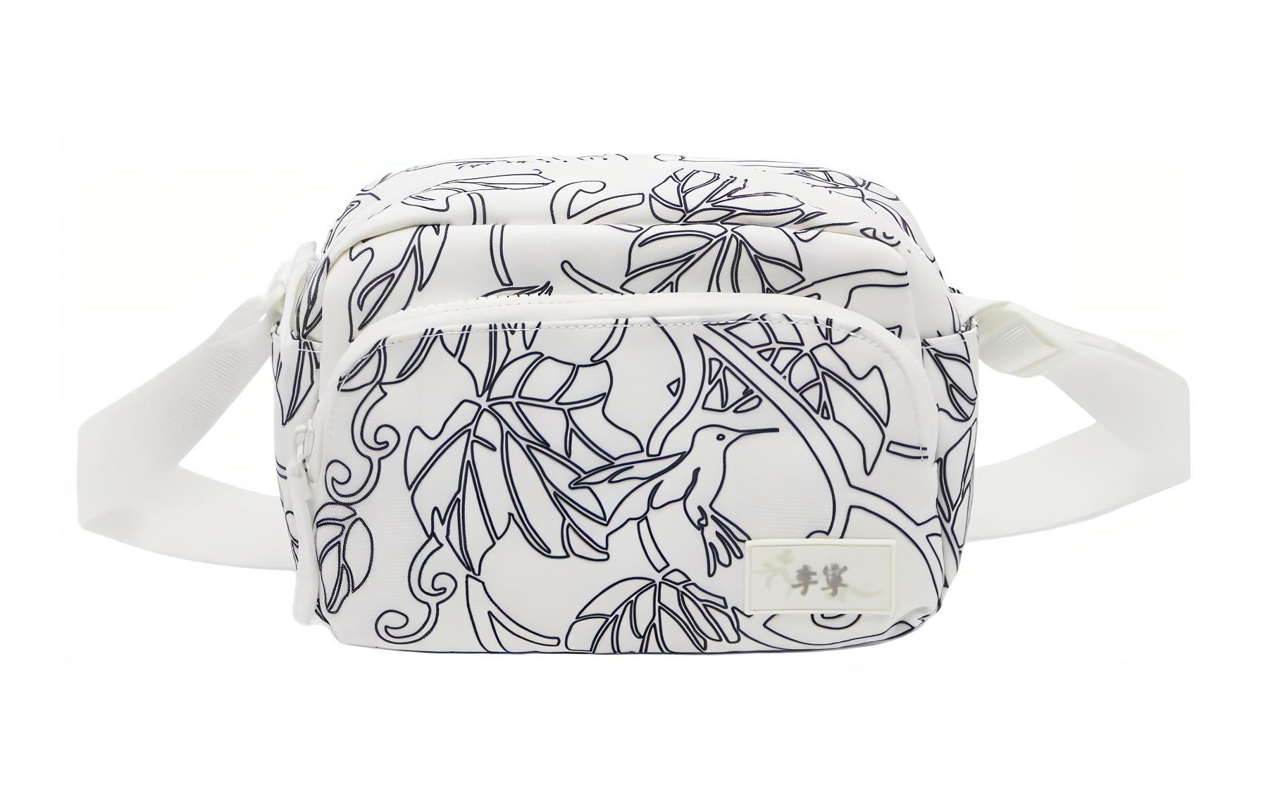 Сумка через плечо из полиэстера LiNing Chinese Culture Series среднего размера унисекс белая с принтом по всей поверхности 
Сумка через плечо из полиэстера LiNing Chinese Culture Series среднего размера унисекс белая с принтом по всей поверхности