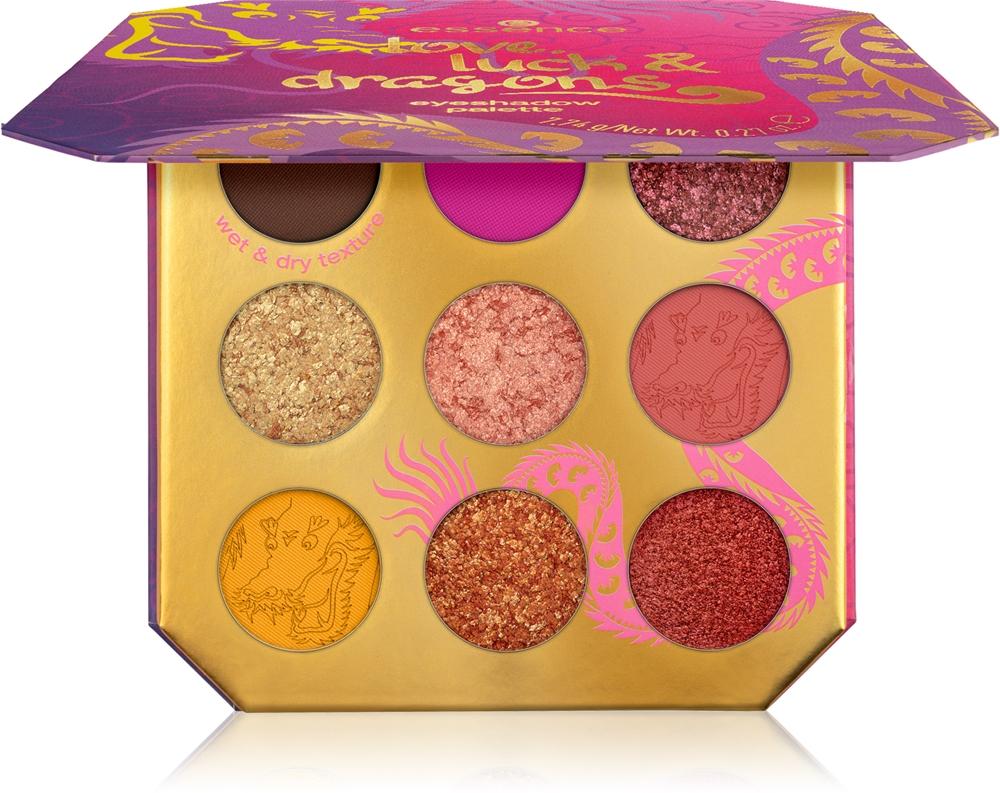 Палитра теней для век «Любовь, удача и драконы» Essence, 7,74 гр
Палитра теней для век «Любовь, удача и драконы» Essence, 7,74 гр