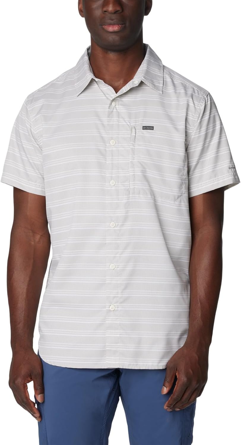 Columbia мужская рубашка Silver Ridge Utility Lite Novelty с коротким рукавом, Flint Grey Chambray Stripe
Columbia мужская рубашка Silver Ridge Utility Lite Novelty с коротким рукавом, Flint Grey Chambray Stripe