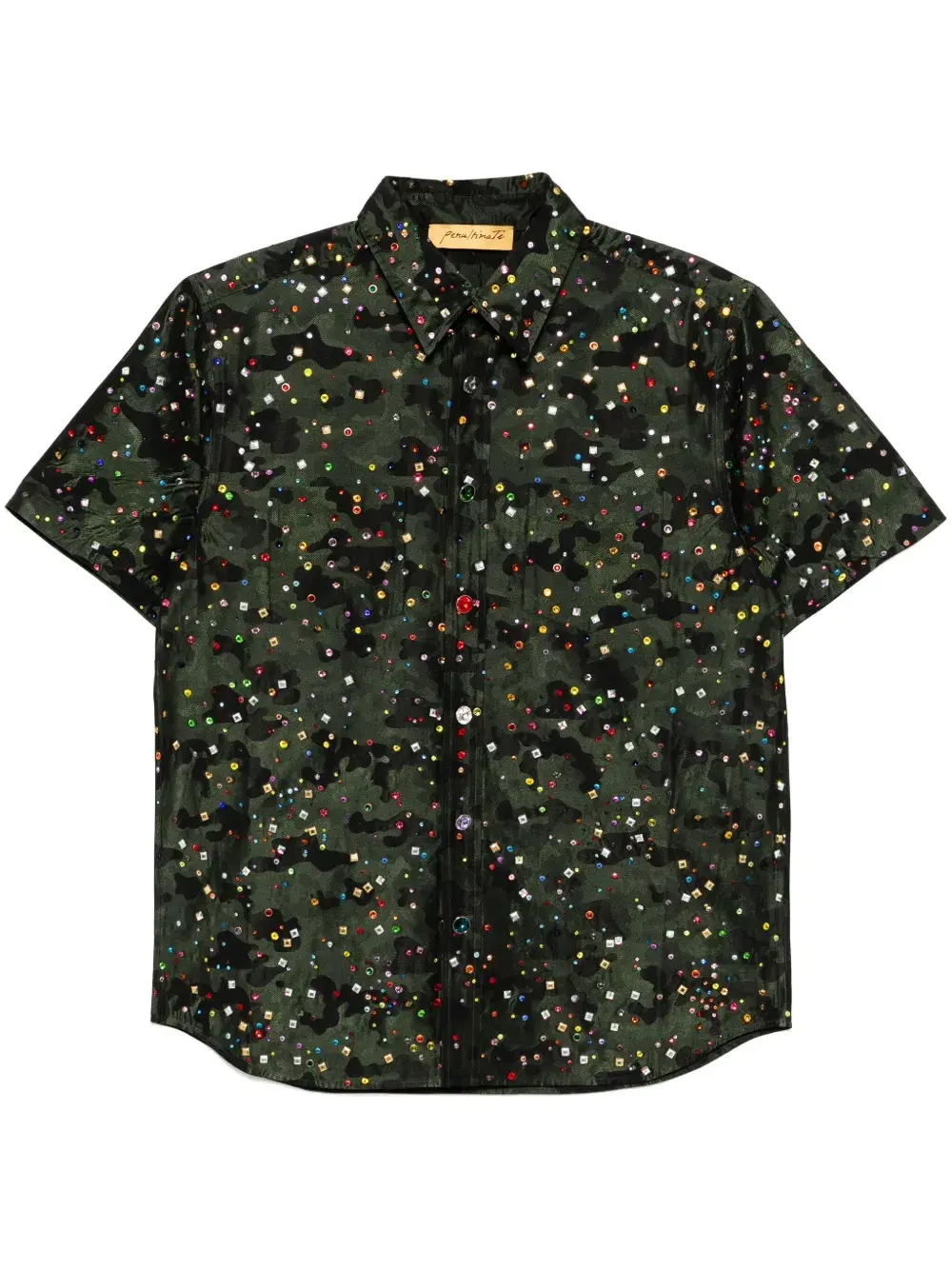 Рубашка в стиле милитари со стразами PENULTIMATE, черный
Рубашка в стиле милитари со стразами PENULTIMATE, черный