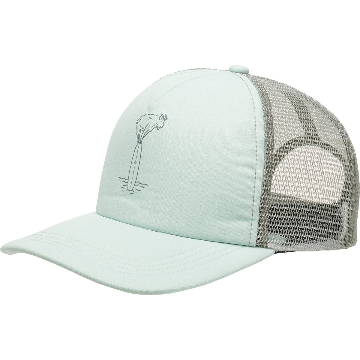 Шапка-тракер с пеной для серфинга Surfing goat Backcountry, зеленый 
Шапка-тракер с пеной для серфинга Surfing goat Backcountry, зеленый