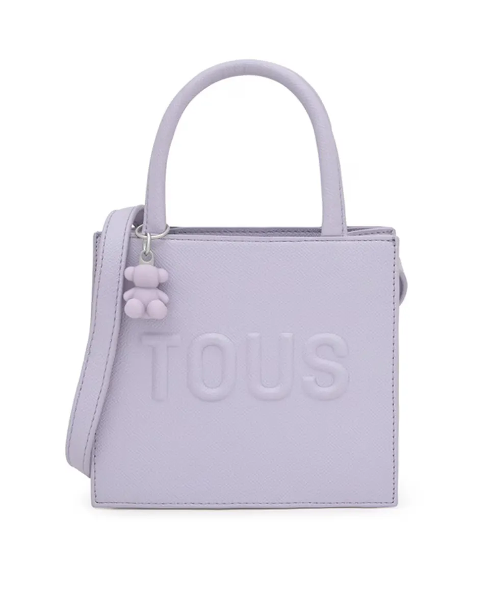 Мини-сумка с магнитной кнопкой и двойной ручкой Tous, сиреневый
Мини-сумка с магнитной кнопкой и двойной ручкой Tous, сиреневый