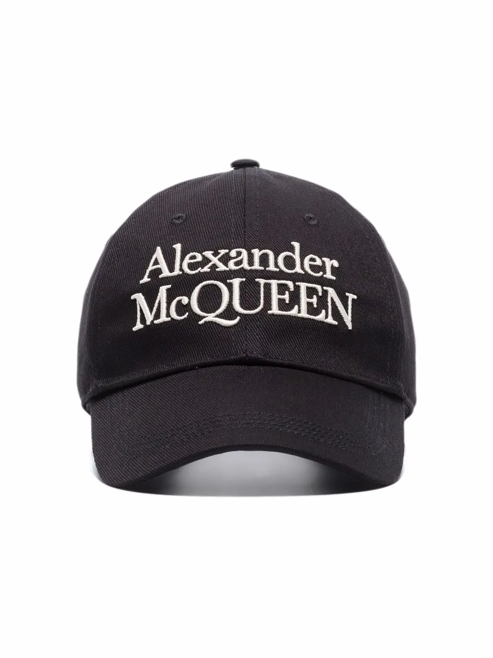 Бейсболка с вышитым логотипом Alexander McQueen, черный
Бейсболка с вышитым логотипом Alexander McQueen, черный