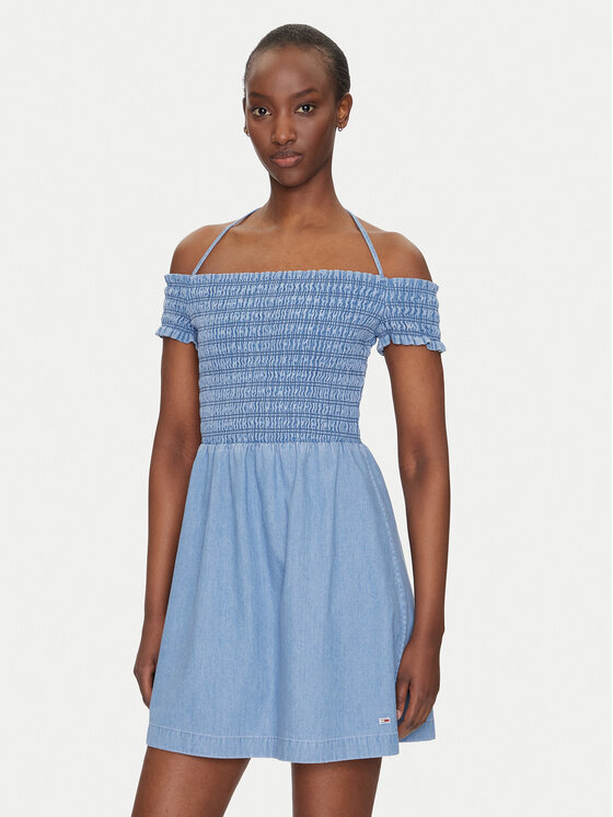 Летнее платье стандартный крой DW0DW20677 Tommy Jeans, синий
Летнее платье стандартный крой DW0DW20677 Tommy Jeans, синий