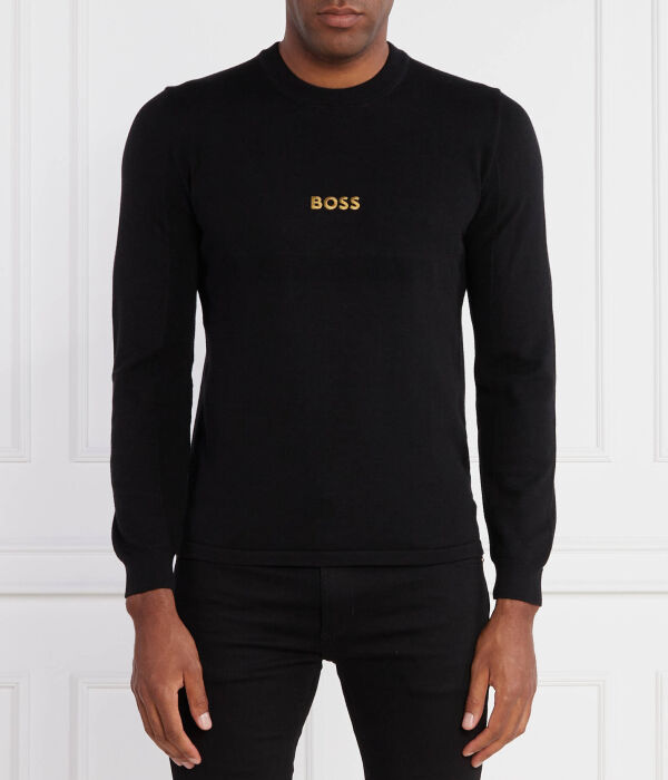 Свитер мужской Boss Green с круглым вырезом, черный
Свитер мужской Boss Green с круглым вырезом, черный
