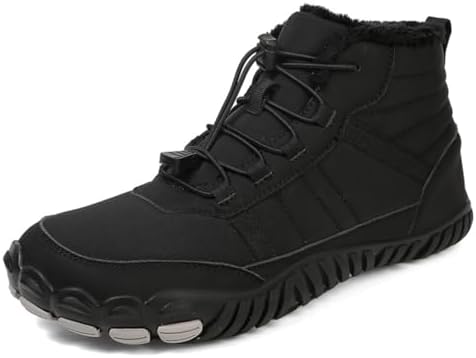 Зимние ботинки SWZEC для босых ног с противоскользящей и водонепроницаемой подошвой (унисекс), черный
Зимние ботинки SWZEC для босых ног с противоскользящей и водонепроницаемой подошвой (унисекс), черный