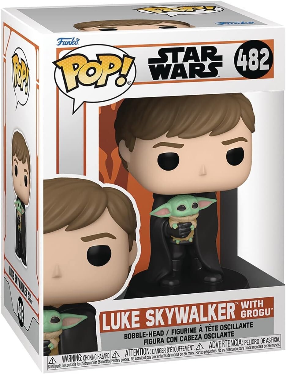 Фигурка Funko POP! Star Wars: The Mandalorian - Luke Skywalker with Grogu 
Фигурка Funko POP! Star Wars: The Mandalorian - Luke Skywalker with Grogu
