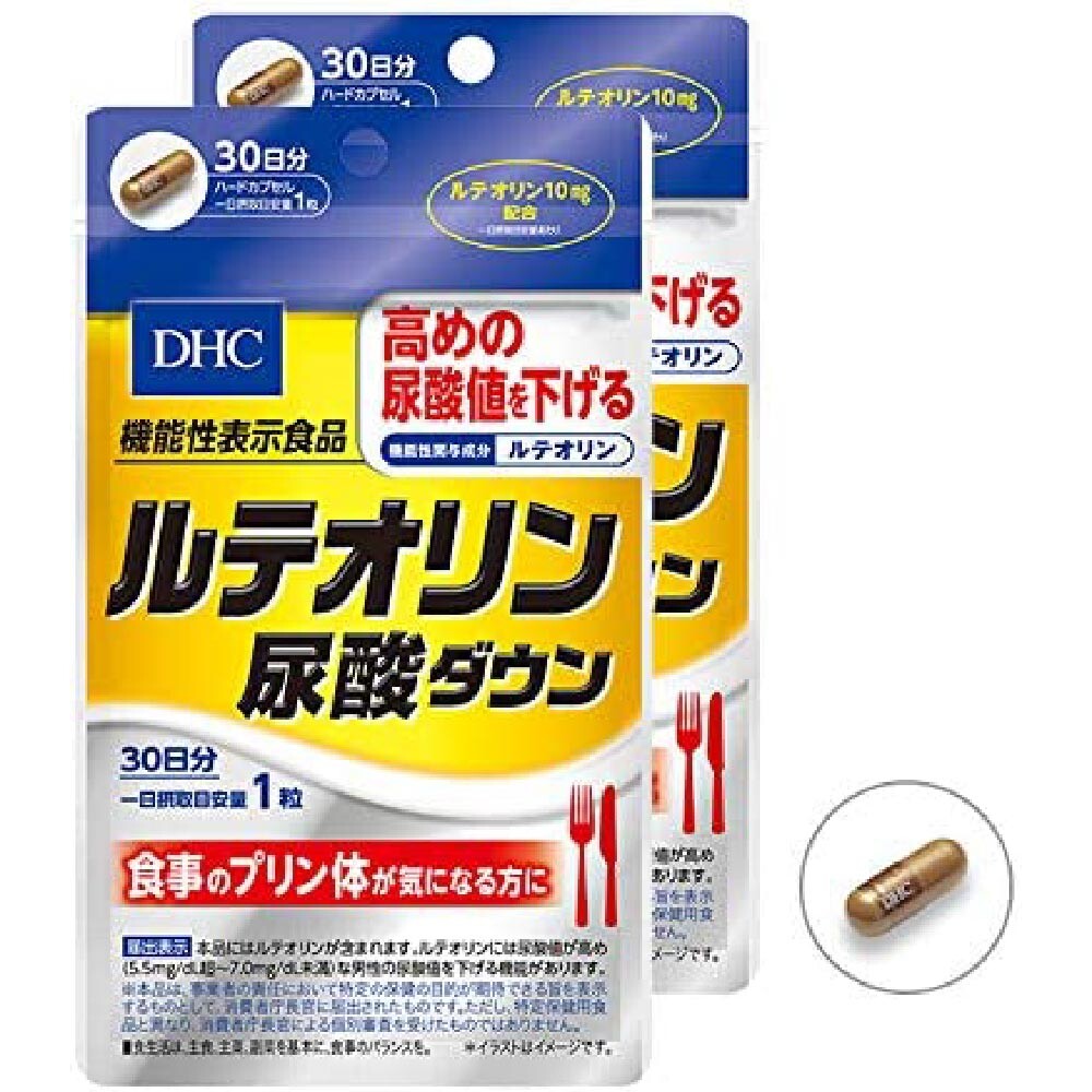 Лютеолин DHC для снижения мочевой кислоты, 2x30 капсул
Лютеолин DHC для снижения мочевой кислоты, 2x30 капсул