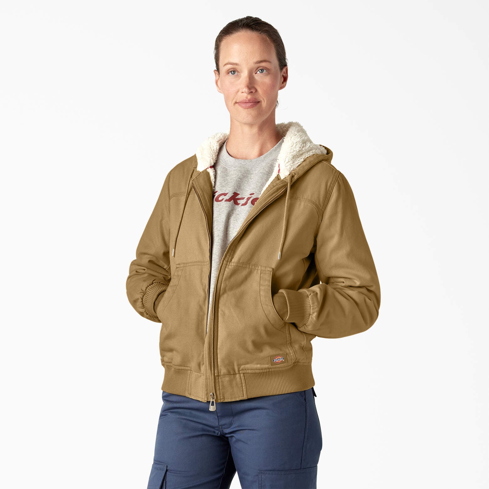 Женская куртка из утиного полотна с флисовой подкладкой Dickies, цвет rinsed nubuck (rnu)
Женская куртка из утиного полотна с флисовой подкладкой Dickies, цвет rinsed nubuck (rnu)