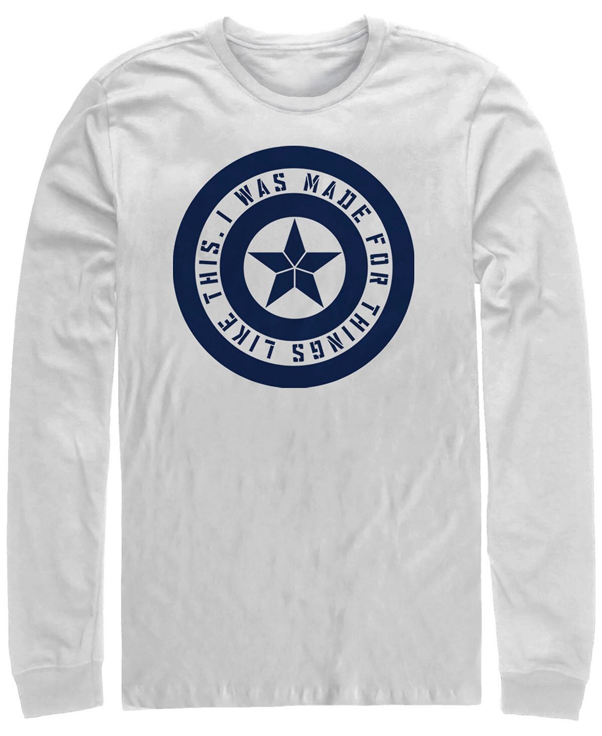 Нагрудный щит marvel men's avengers endgame, я был создан для таких вещей, футболка с длинным рукавом Fifth Sun, белый
Нагрудный щит marvel men's avengers endgame, я был создан для таких вещей, футболка с длинным рукавом Fifth Sun, белый