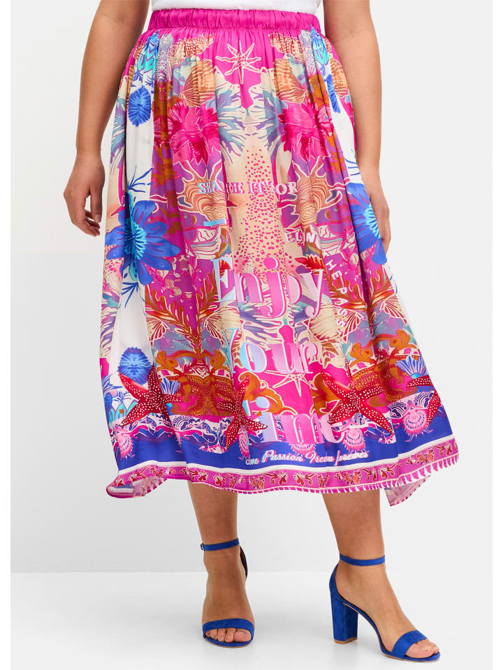 Юбка до колена sheego
Юбка до колена sheego