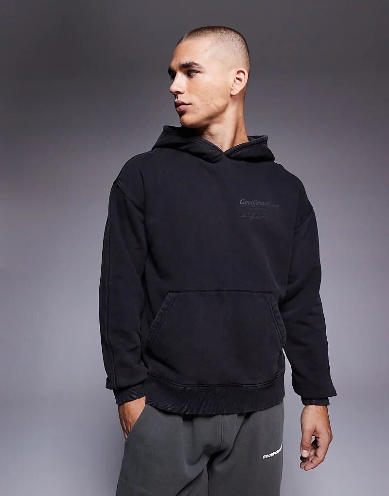 Толстовка с капюшоном Good For Nothing с графическим принтом на спине, черного цвета
Толстовка с капюшоном Good For Nothing с графическим принтом на спине, черного цвета