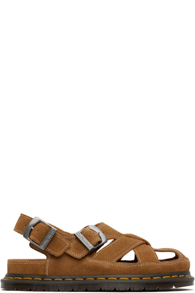 Замшевые сандалии Tan Archive Fisherman Dr. Martens
Замшевые сандалии Tan Archive Fisherman Dr. Martens