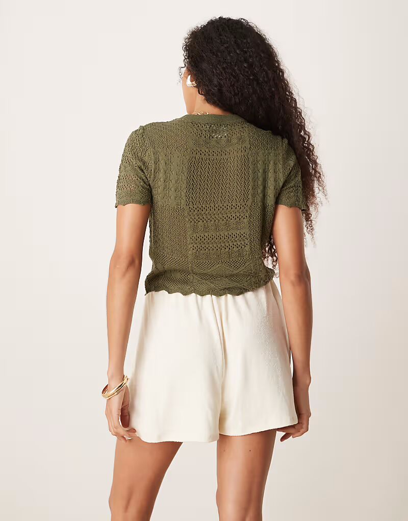 Футболка с интересным узором в стиле пэчворк от ASOS DESIGN
Футболка с интересным узором в стиле пэчворк от ASOS DESIGN