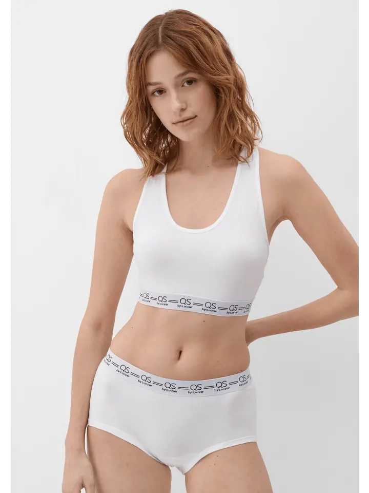 Бюстгальтер на косточках QS, белый
Бюстгальтер на косточках QS, белый