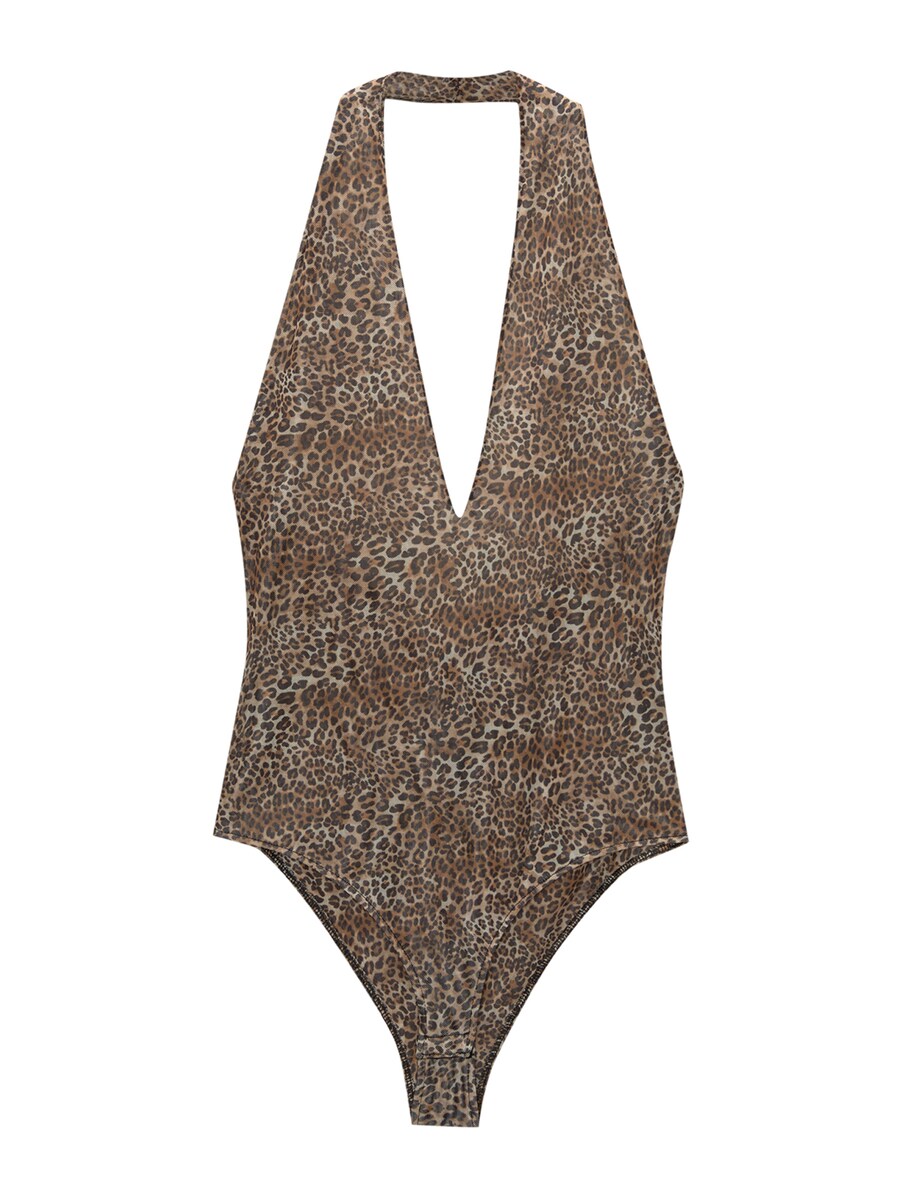 Рубашка-боди Pull&Bear, цвет Brown/Brocade
Рубашка-боди Pull&Bear, цвет Brown/Brocade