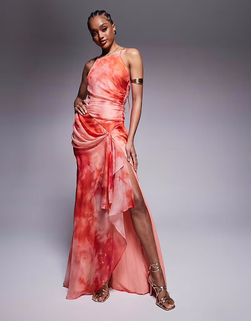 ASOS DESIGN Длинное платье-борцовка на бретелях с драпированной юбкой и размытым принтом ASOS Tall
ASOS DESIGN Длинное платье-борцовка на бретелях с драпированной юбкой и размытым принтом ASOS Tall