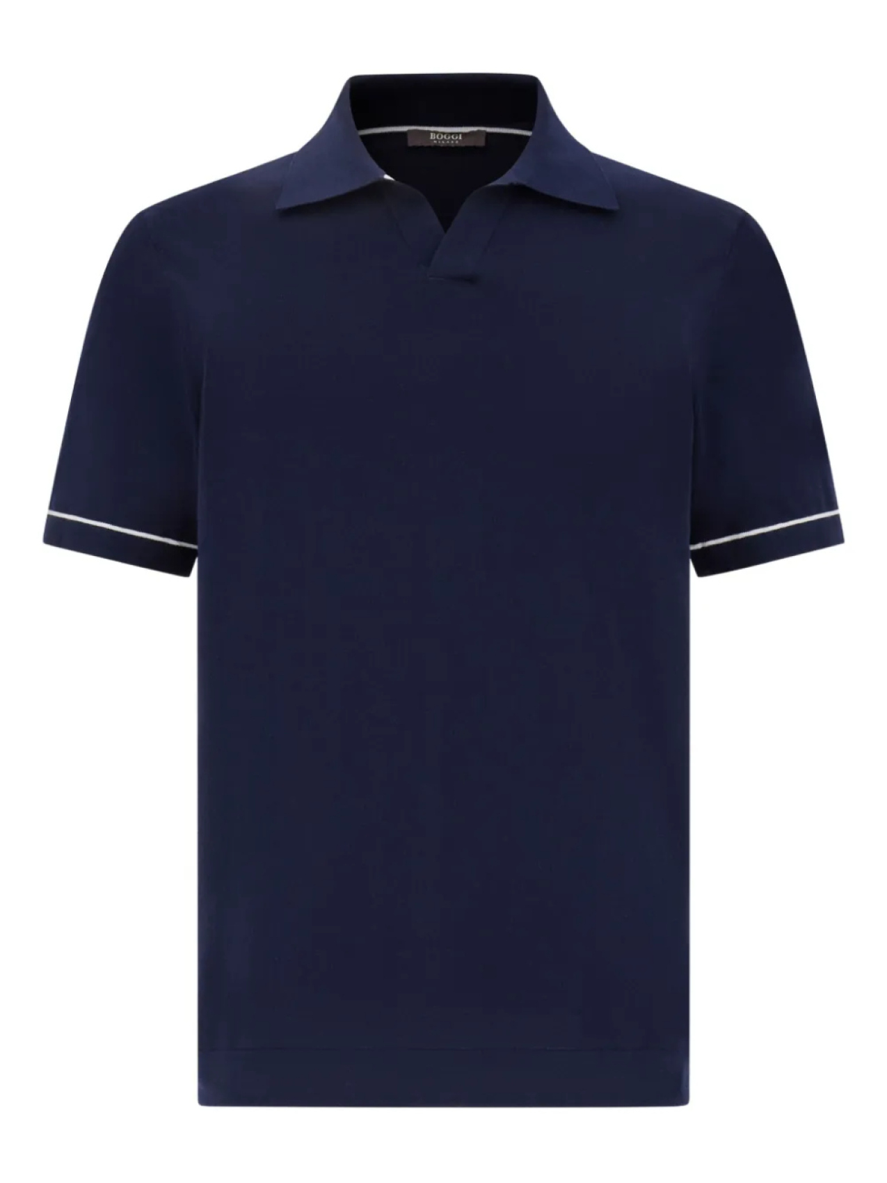 Рубашка-поло из хлопкового крепа Boggi Milano, синий
Рубашка-поло из хлопкового крепа Boggi Milano, синий