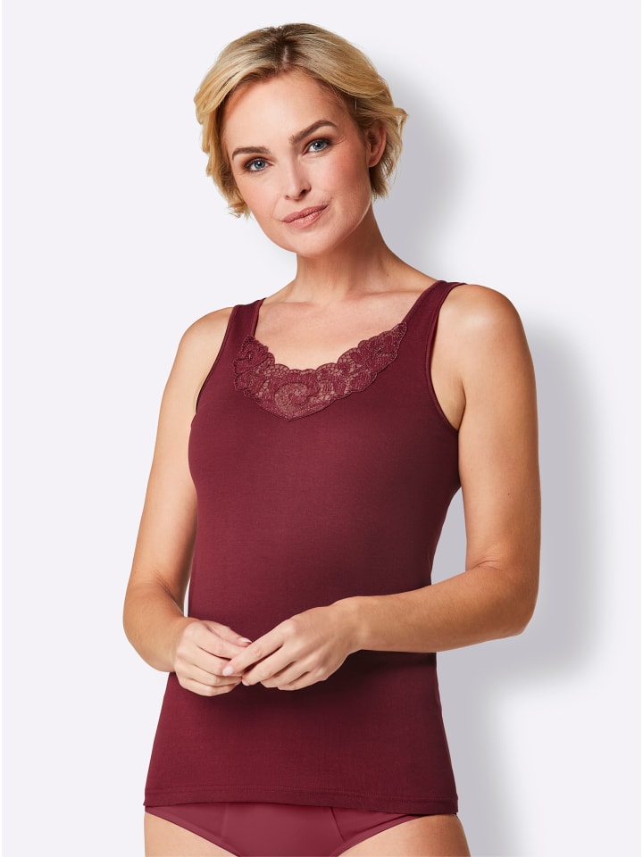 WITT WEIDEN Майка бордового цвета
WITT WEIDEN Майка бордового цвета