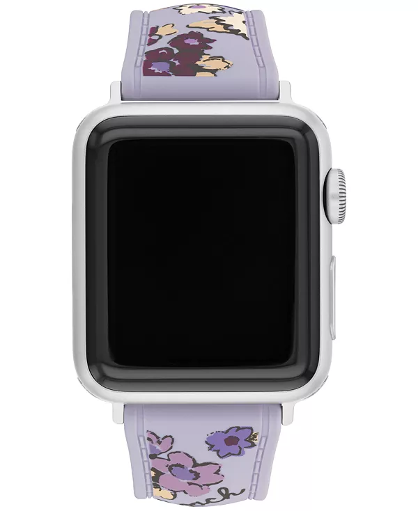 Женский силиконовый ремешок с фиолетовым цветочным узором для Apple Watch 38 мм, 40 мм, 41 мм Coach, purple
Женский силиконовый ремешок с фиолетовым цветочным узором для Apple Watch 38 мм, 40 мм, 41 мм Coach, purple