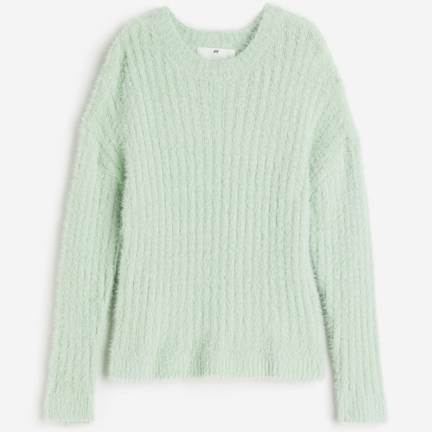 Джемпер H&M Fluffy, светло-зеленый
Джемпер H&M Fluffy, светло-зеленый