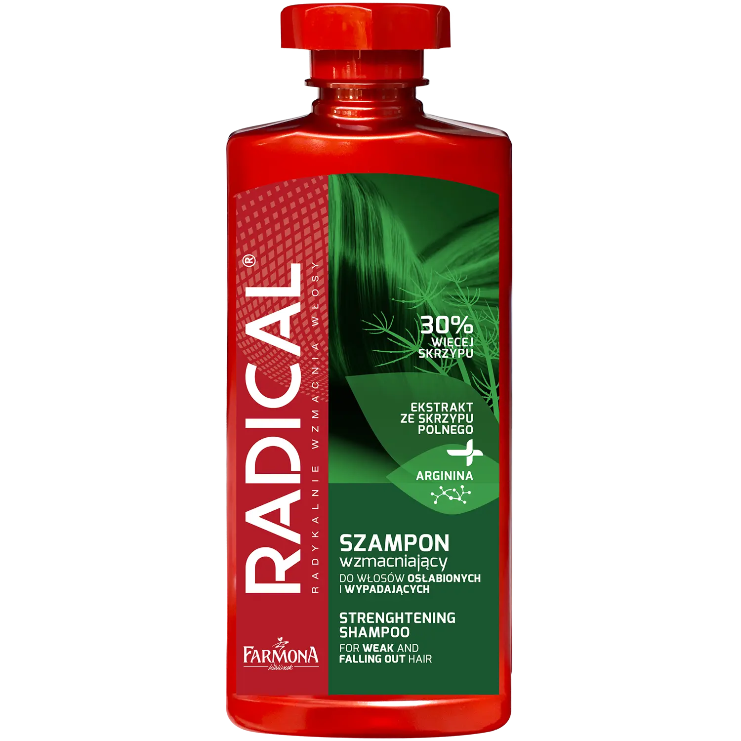 Radical Wzmacniający укрепляющий шампунь для ослабленных и выпадающих волос, 400 мл
Radical Wzmacniający укрепляющий шампунь для ослабленных и выпадающих волос, 400 мл