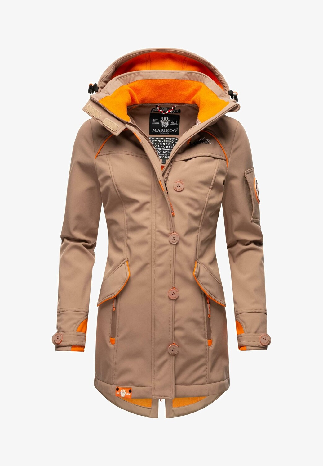 Парка Marikoo с капюшоном, темно-серый
Парка Marikoo с капюшоном, темно-серый