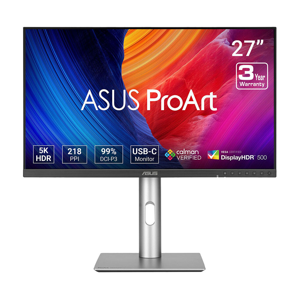 Монитор Asus ProArt PA27JCV, 27", 5120x2880, 60 Гц, IPS, черный 
Монитор Asus ProArt PA27JCV, 27", 5120x2880, 60 Гц, IPS, черный