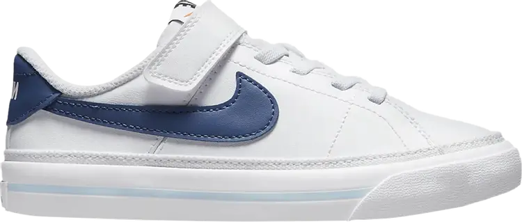 Кроссовки Nike Court Legacy PS 'White Mystic Navy', белый
Кроссовки Nike Court Legacy PS 'White Mystic Navy', белый