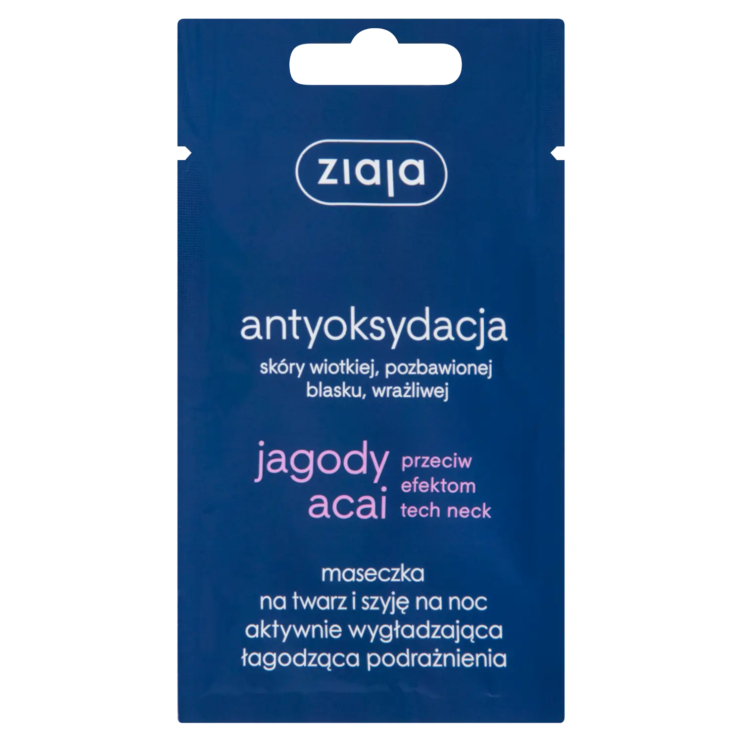 Ziaja Jagody acai маска для лица и шеи на ночь, активно разглаживающая и успокаивающая раздражения, 7 мл
Ziaja Jagody acai маска для лица и шеи на ночь, активно разглаживающая и успокаивающая раздражения, 7 мл