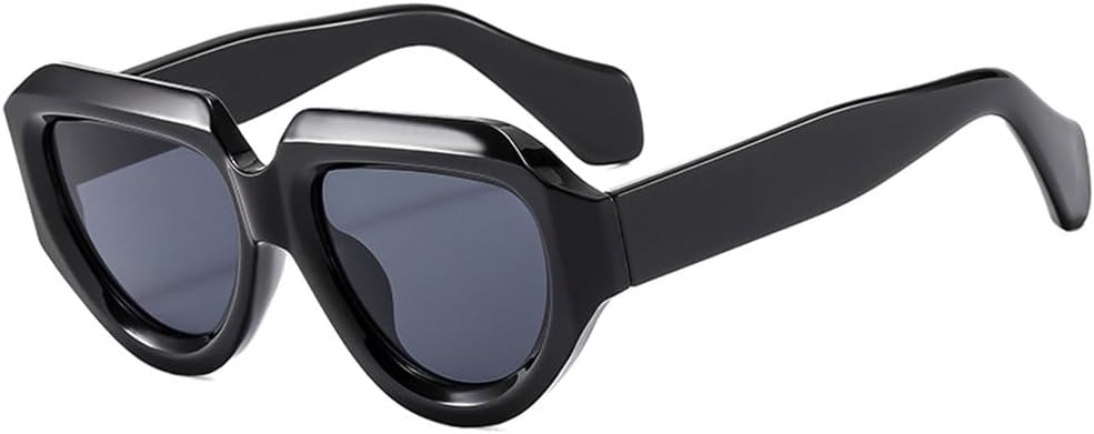 Модный тренд: ретро-солнцезащитные очки с огранкой «под носки», овальной формой, широкими зеркальными дужками, многоугольной оправой, персонализированные солнцезащитные очки в крупной оправе HHZZYVY, Black
Модный тренд: ретро-солнцезащитные очки с огранкой «под носки», овальной формой, широкими зеркальными дужками, многоугольной оправой, персонализированные солнцезащитные очки в крупной оправе HHZZYVY, Black