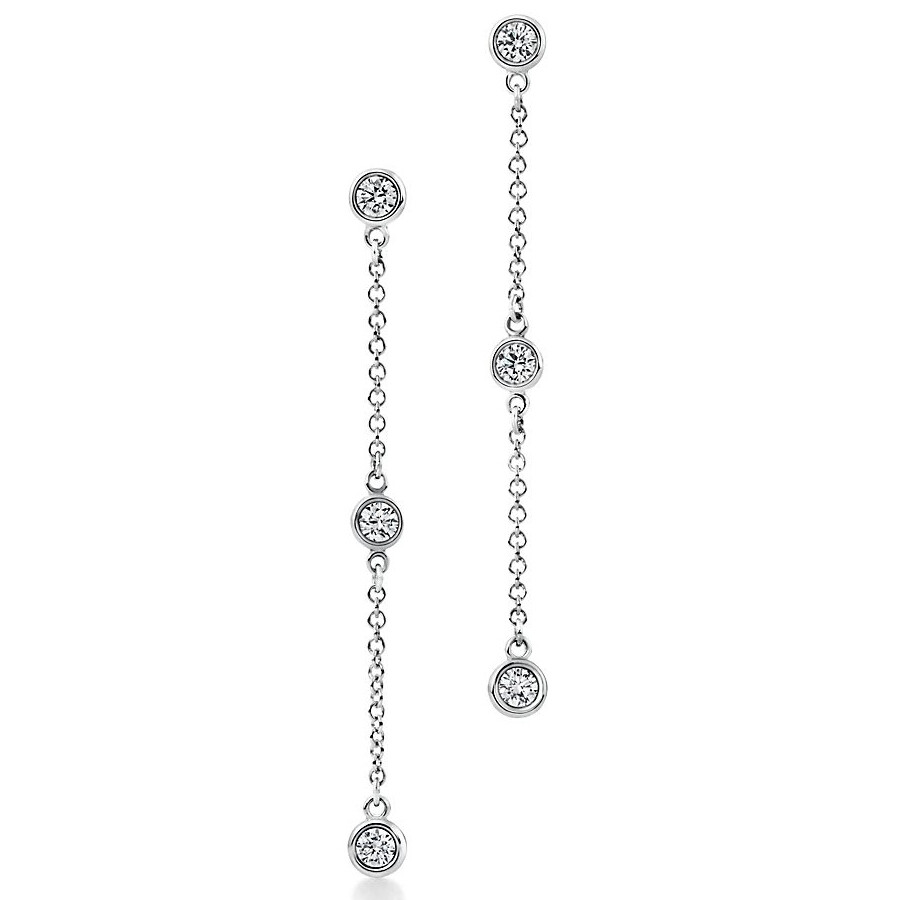 Серьги Tiffany & Co. Elsa Peretti Diamonds by the Yard, платина
Серьги Tiffany & Co. Elsa Peretti Diamonds by the Yard, платина