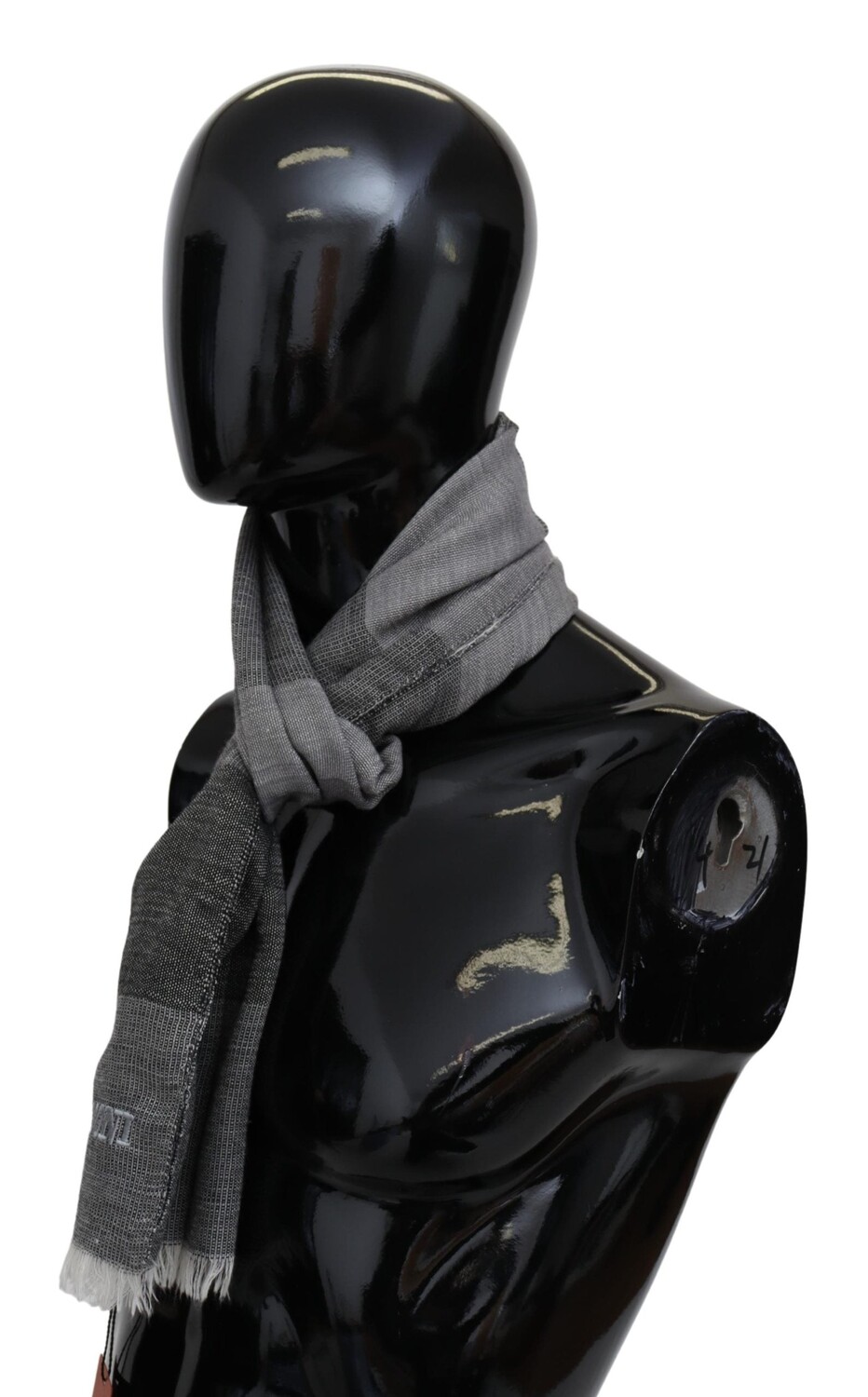 Мужской шарф Missoni из шерсти в полоску унисекс с запахом на шее и бахромой, серый
Мужской шарф Missoni из шерсти в полоску унисекс с запахом на шее и бахромой, серый