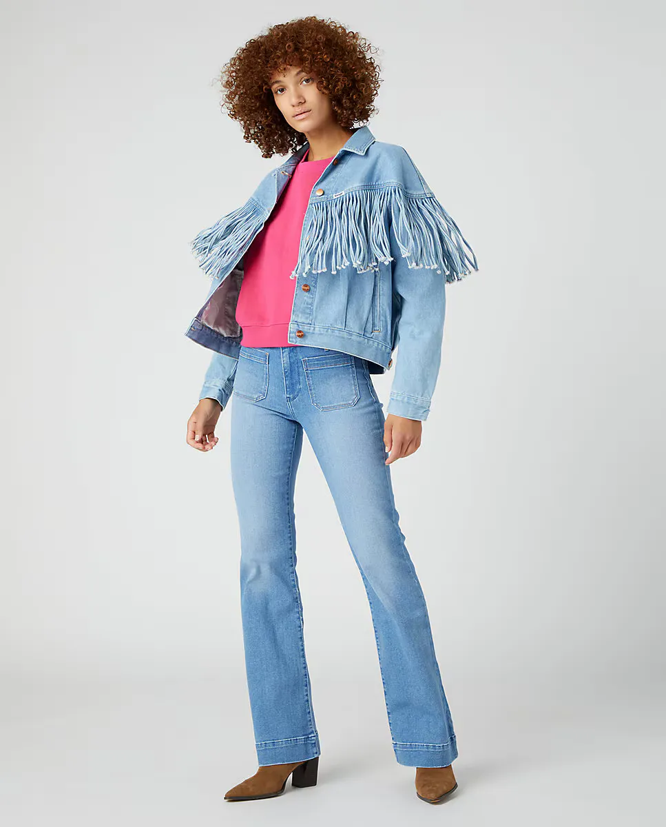 Женские расклешенные джинсы со средней посадкой голубого цвета Wrangler, светло-голубой
Женские расклешенные джинсы со средней посадкой голубого цвета Wrangler, светло-голубой