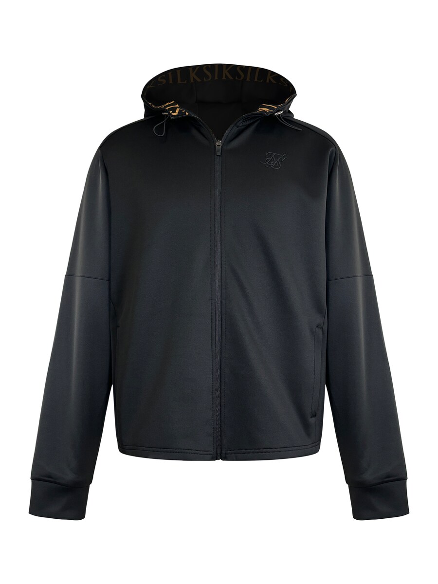Толстовка с капюшоном на молнии SikSilk, черный
Толстовка с капюшоном на молнии SikSilk, черный