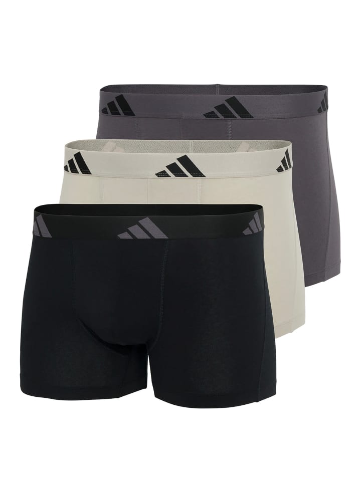 Трусы боксеры adidas, черный/серый
Трусы боксеры adidas, черный/серый