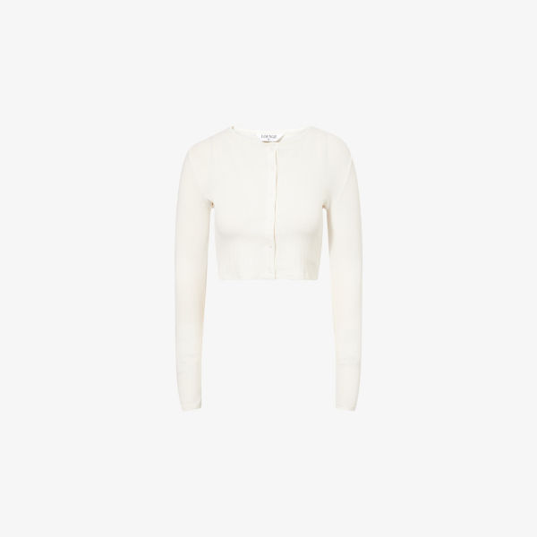Кардиган Lounge Underwear Pointelle с длинным рукавом, белый
Кардиган Lounge Underwear Pointelle с длинным рукавом, белый