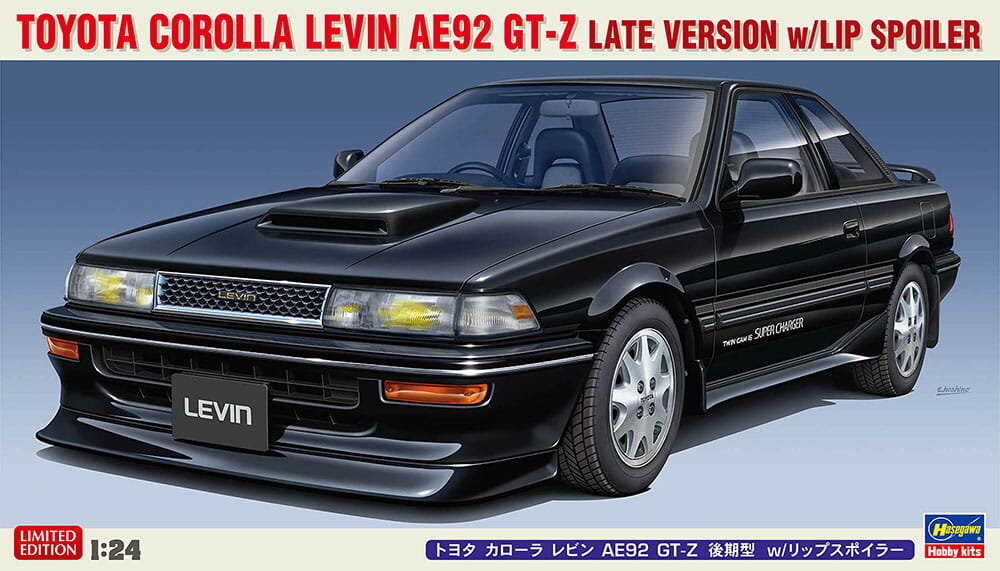 Toyota Corolla Levin AE92 GT-Z (поздний) 1:24 Hasegawa 20655
Toyota Corolla Levin AE92 GT-Z (поздний) 1:24 Hasegawa 20655