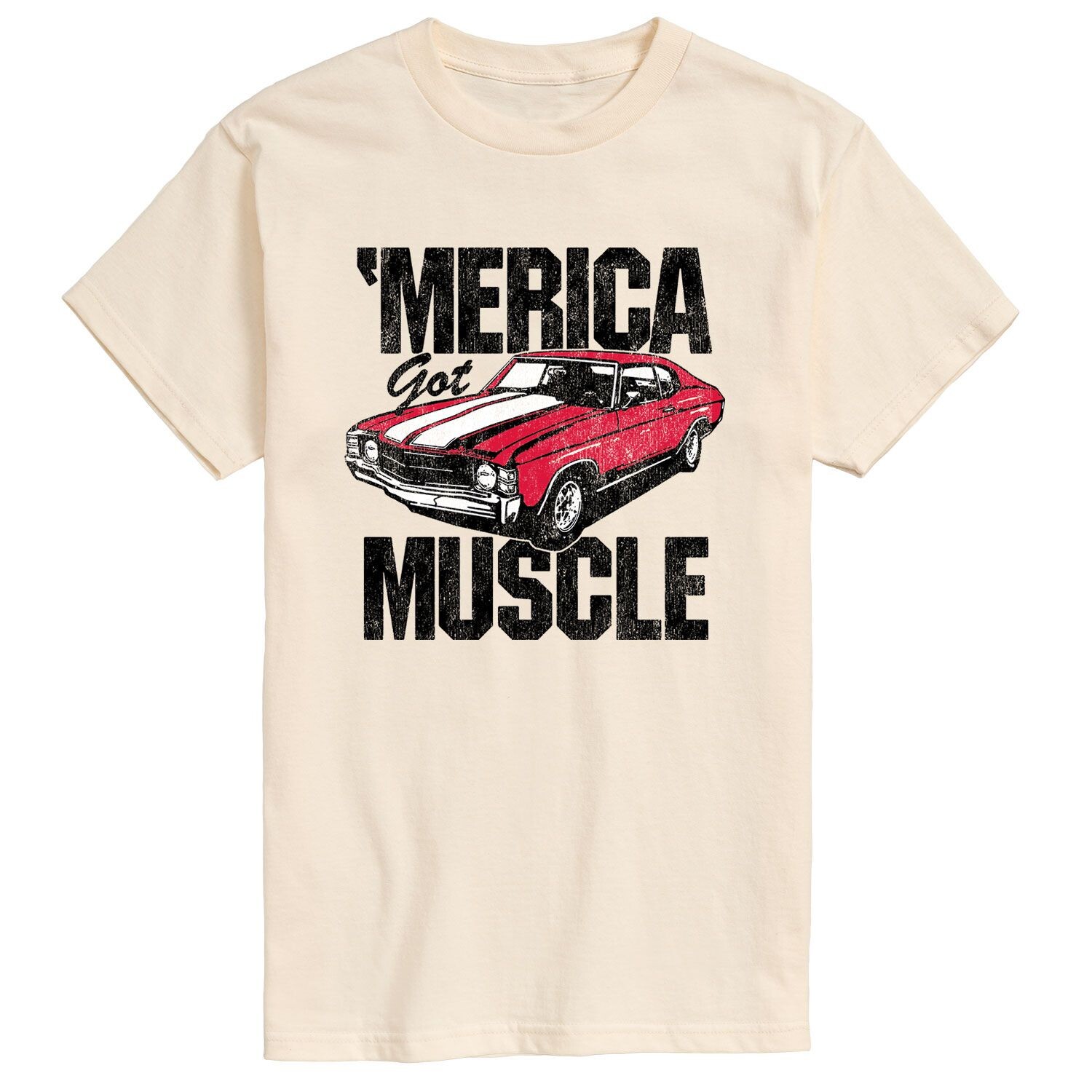 Мужская футболка с рисунком «Merica Got Muscle Car» Licensed Character
Мужская футболка с рисунком «Merica Got Muscle Car» Licensed Character