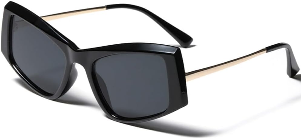 Мужские солнцезащитные очки «кошачий глаз», большие металлические, черные, женские солнцезащитные очки с защитой от УФ-излучения UV400, винтажные, для путешествий TKKTLLT, Black Grey
Мужские солнцезащитные очки «кошачий глаз», большие металлические, черные, женские солнцезащитные очки с защитой от УФ-излучения UV400, винтажные, для путешествий TKKTLLT, Black Grey