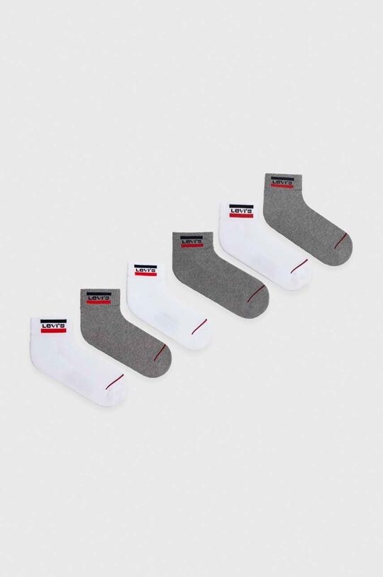 6 пар носков Levi's, белый
6 пар носков Levi's, белый