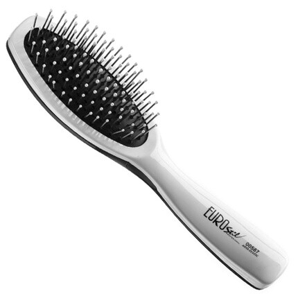 Двухцветная щетка из щетины, маленькая, антистатическая, 1 шт., Eurostil
Двухцветная щетка из щетины, маленькая, антистатическая, 1 шт., Eurostil