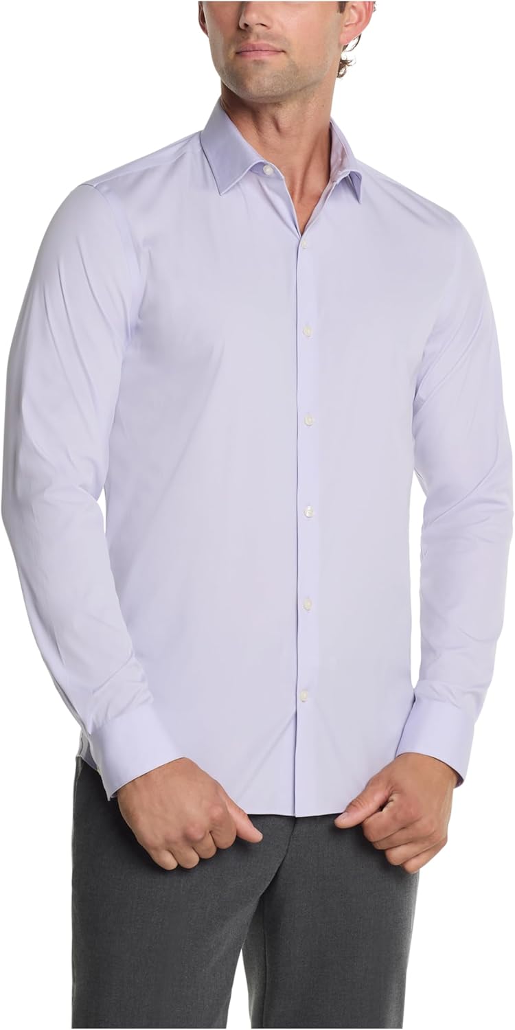 Мужская рубашка Calvin Klein, очень тонкая, эластичная, Lavender Mist
Мужская рубашка Calvin Klein, очень тонкая, эластичная, Lavender Mist