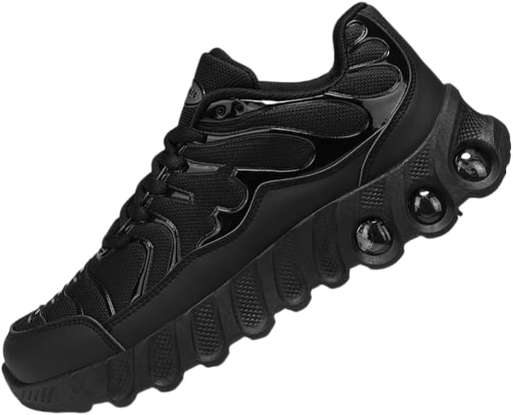 Мужские повседневные спортивные кроссовки - беговые кроссовки с толстой подошвой, выполненные из комфортных, приятных для кожи материалов для активного образа жизни каждый день Hoalox, черный
Мужские повседневные спортивные кроссовки - беговые кроссовки с толстой подошвой, выполненные из комфортных, приятных для кожи материалов для активного образа жизни каждый день Hoalox, черный