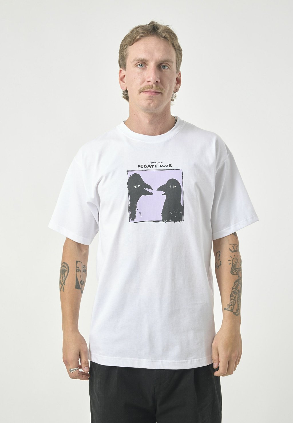 Футболка с принтом Cleptomanicx, белый
Футболка с принтом Cleptomanicx, белый