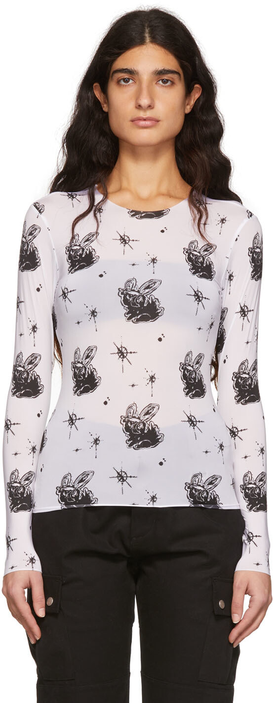 Белая нейлоновая футболка We11done, Белый, Белая нейлоновая футболка We11done
Белая нейлоновая футболка We11done, Белый, Белая нейлоновая футболка We11done