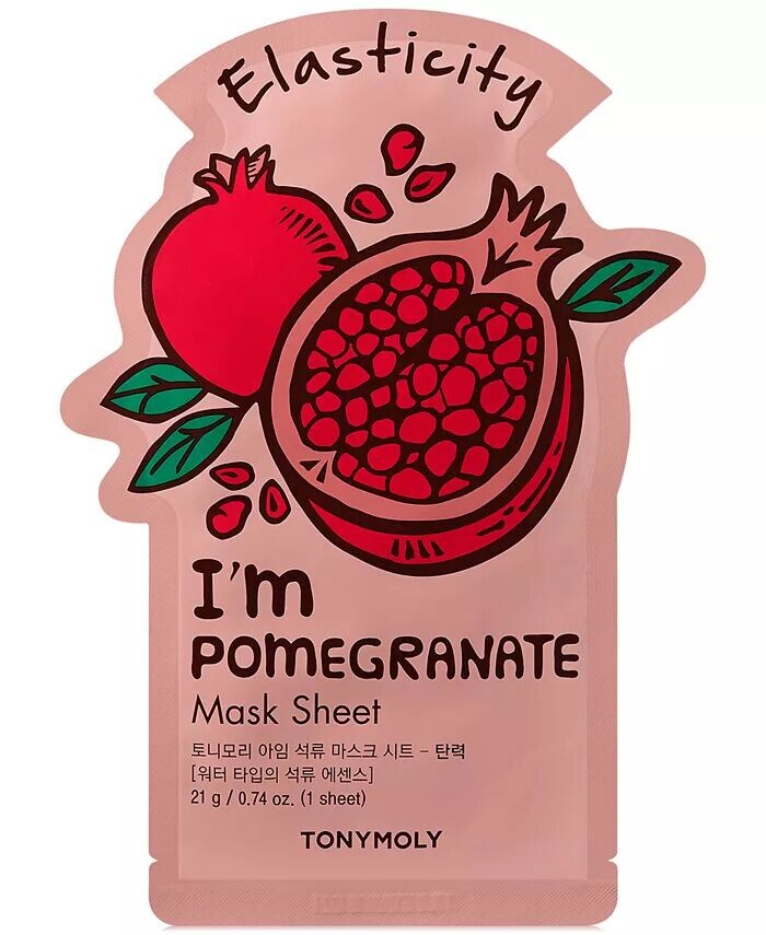 Тканевая маска I'm Pomegranate - (Эластичность) Tonymoly
Тканевая маска I'm Pomegranate - (Эластичность) Tonymoly